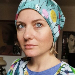 Czapka kolorowa dzianinowa codzienna