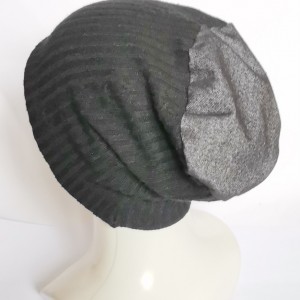 czapka damska czarna góra grafit