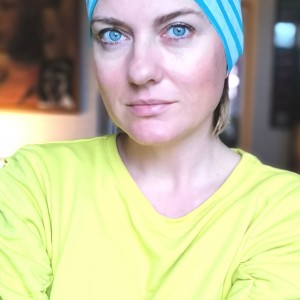 czapka w paski  codzienna