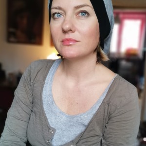 czapka unisex codzienna szara smerfetka