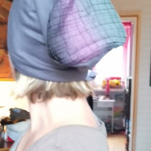 czapka szara codzienna  smerfetka