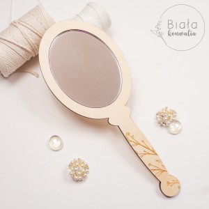 Lusterko z gałązką