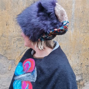 Czapka futrzana tribal