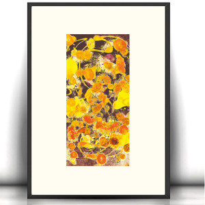 abstrakcja plakat A4, nowoczesny plakat, abstrakcyjna grafika 21x30, boho plakat, dekoracja na ścianę, mały obrazek do domu