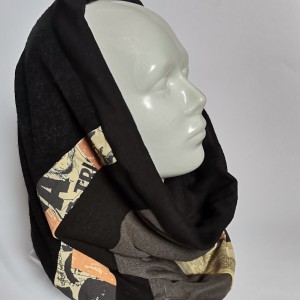 komin tuba patchworkowa