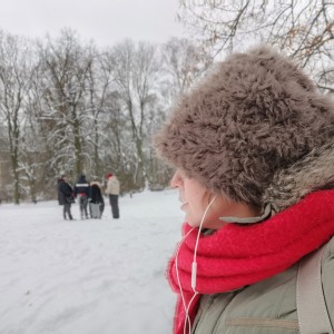 Czapka futrzana brazowa ciepła