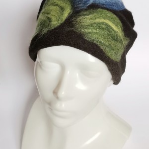 czapka welniana na podszewce