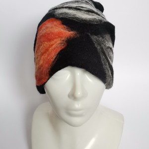 czapka wełniana  handmade zimowa