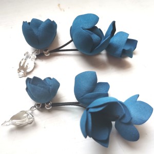 Klipsy kwiatowe lekkie