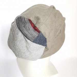 Czapka damska szara smerfetka