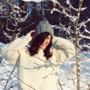 Czapka beanie  z wełną