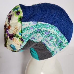 Czapka damska codzienna patchworkowa