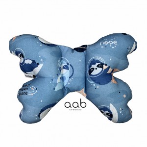 Motylek poduszka antywstrząsowa Leniwce w kosmosie(400468)