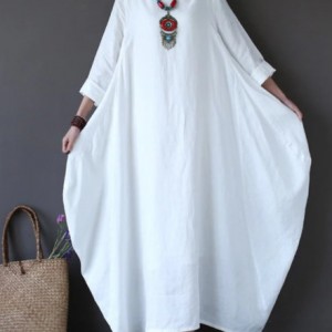 białe  sukienki oversize bawełna L- zamówienie