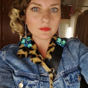 Klipsy kwiatowe długie i lekkie