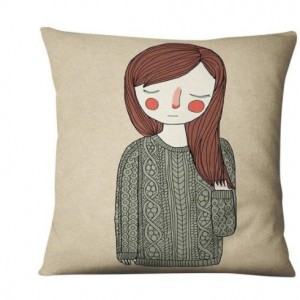 poszewka na poduszkę zamyslona