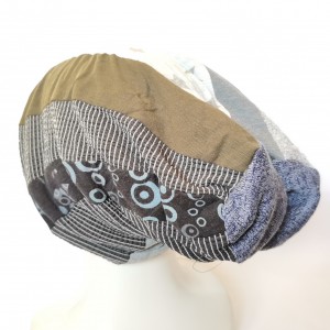 Czapka damska  patchworkowa