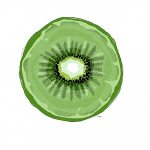 Grafika "Kiwi", plik cyfrowy do pobrania, wydrukuj jak chcesz