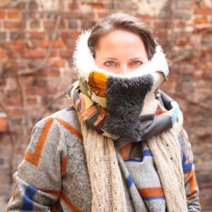 komin  boho handmade kolorowy ciepły