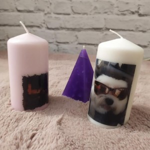 Świeczka z własnym zdjęciem