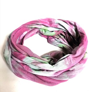 Szal ręcznie farbowany bawelniany