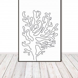 Koralowiec, grafika, plik cyfrowy do pobrania, wydrukuj jak chcesz