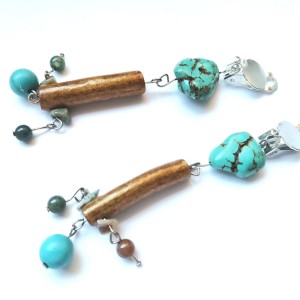 Klipsy etno boho orient