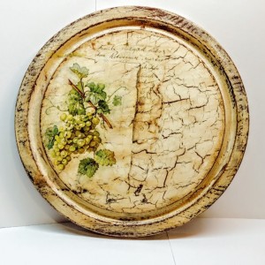 084,Obraz na desce - winogrona