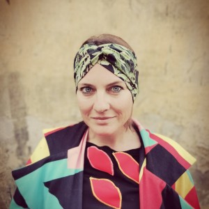 Opaska w liście monstera turban