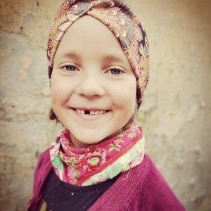 Opaska turbanowa retro wzory