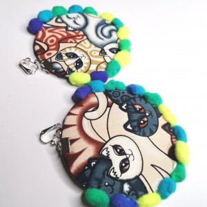 Klipsy lekkie etno boho folk