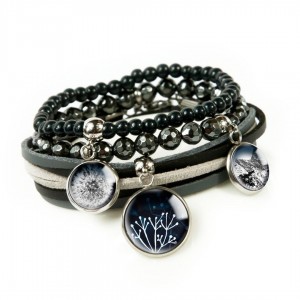 Night plant zestaw bransoletek