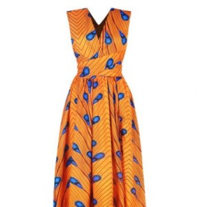 sukienka  kolorowa afrykański  M