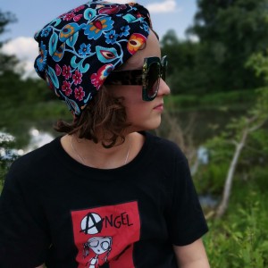 Turban kolorowy letni dzieciecy