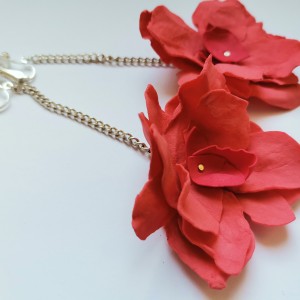 Klipsy kwiatowe lekkie