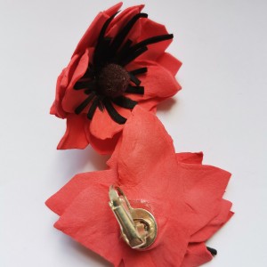 Klipsy kwiatowe lekkie