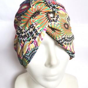 czapka turbanowa etno boho