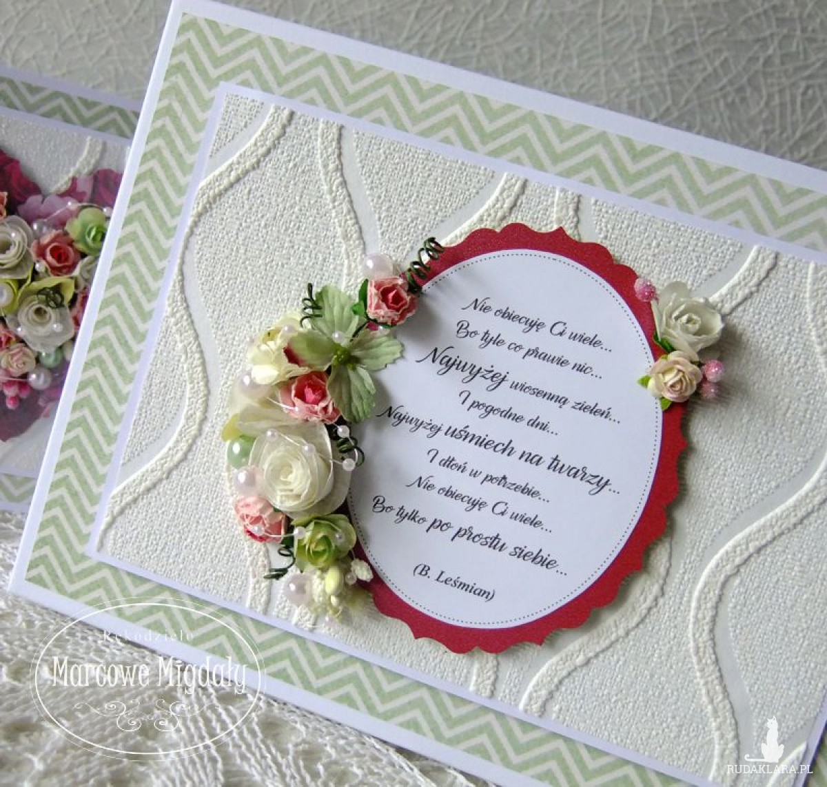 Romantyczne Serce, duża kartka ślubna w pudełku