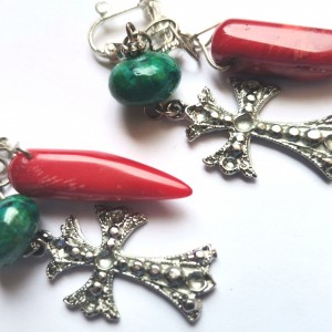 Klipsy etno boho folk