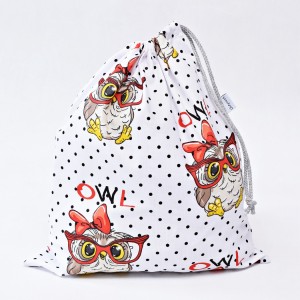 Worek na buty worek na kapcie do przedszkola do szkoły worek szkolny na ubrania sowy