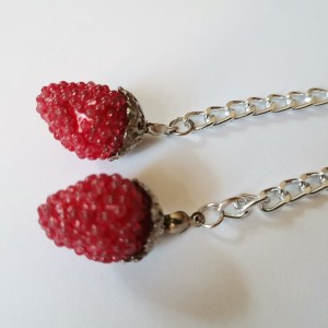 Kolczyki poziomki lekkie