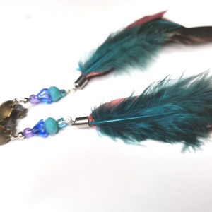 Kolczyki piora  lekkie