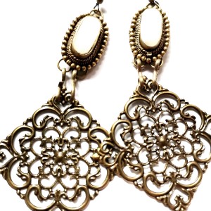 Kolczyki ażurowe bali