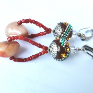 Klipsy etno boho folk