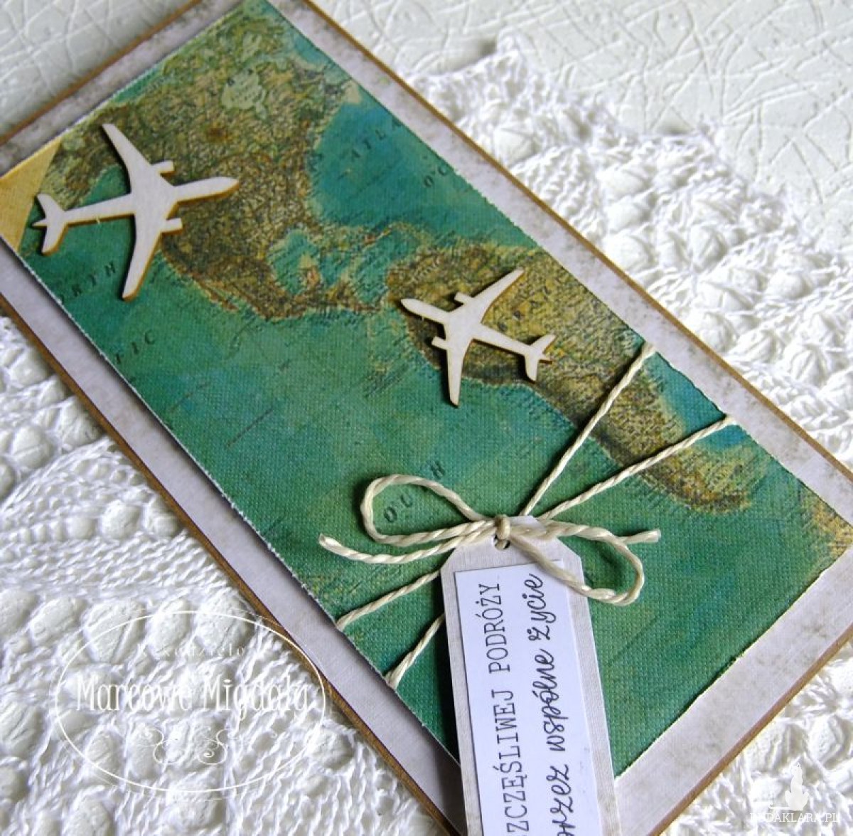 Kartka ślubna Szczęśliwej Podróży