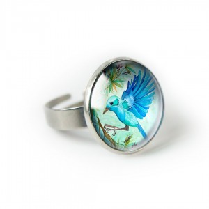 Jungle bird pierścionek