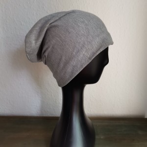 Czapka szara dziecięca dzianina
