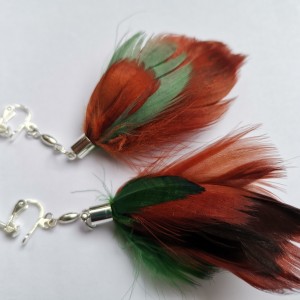 Kolczyki piora  lekkie