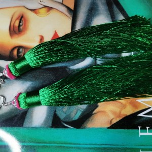 Klipsy chwosty zielone