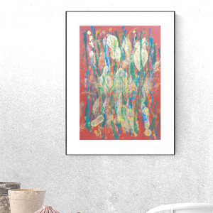 nowoczesna grafika do domu, minimalizm obrazek, dekoracja na ścianę, abstrakcja malowana ręcznie, abstrakcyjny rysunek do sypialni